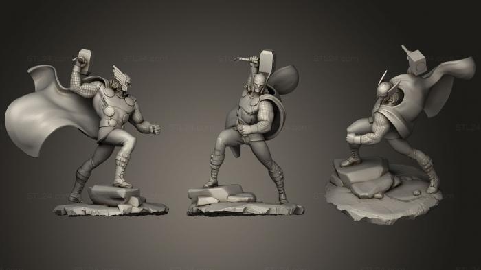 Figurines heroes, monsters and demons (THOR HMO Test, STKM_1326) 3D models for cnc